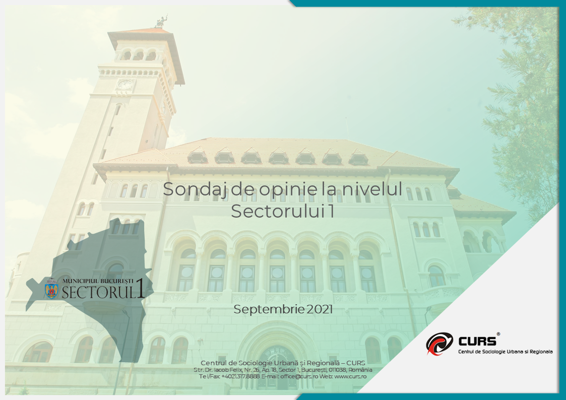 Sondaj de opinie în Sectroul 1, București, septembrie 2021