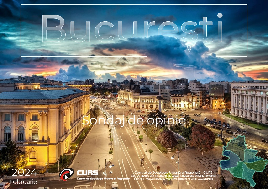 Sondaj de opinie la nivelul Municipiului București – februarie 2024